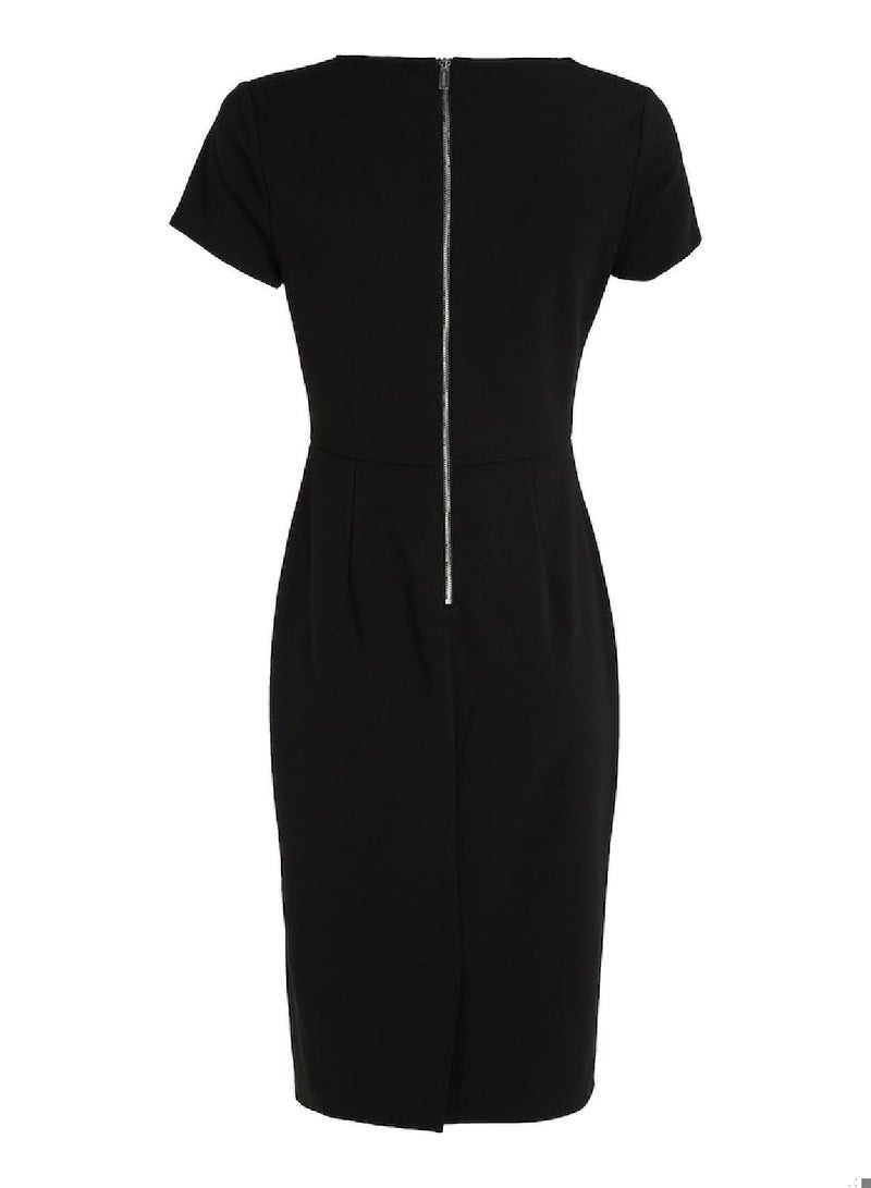 CALVIN KLEIN Scuba Crepe Dress - Image 3