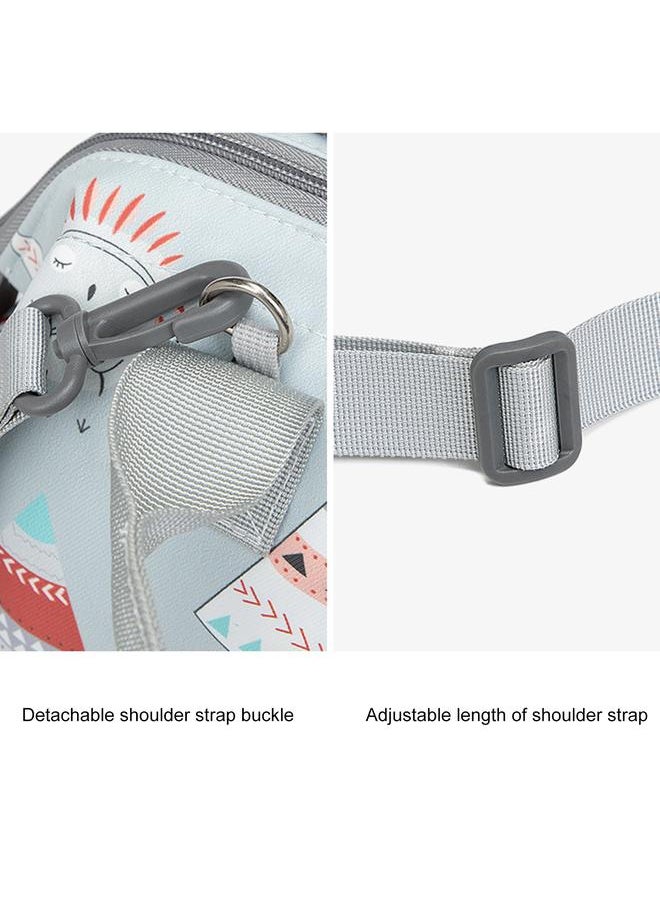 Arabest - Light Pink Multifunctional Mommy Bag Baby Diaper Bag Handy Shoulder Bag Shoulder Strap - Image 1