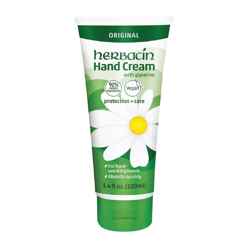 Herbacin Kamille Plus Glycerin Hand Cream 3.4 Oz