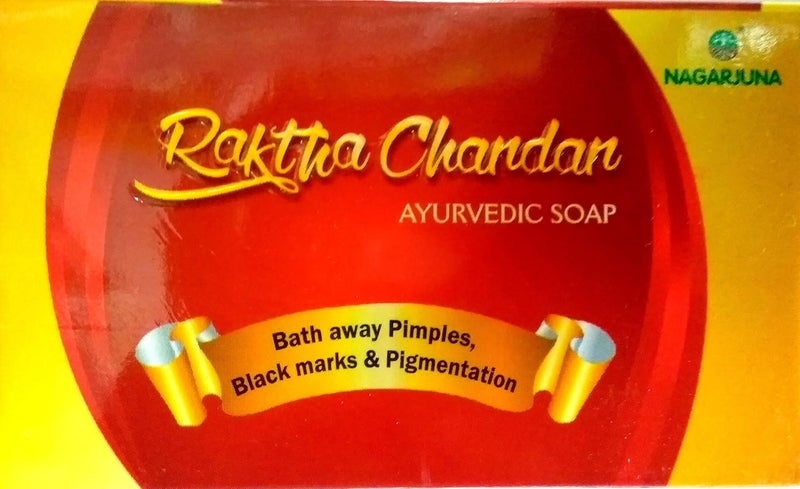 Nagarjuna Raktha Chandan Ayurvedic Soap75GmPack Of 4 300G - Image 1