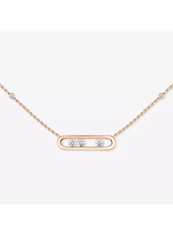 messika  Sliding necklace women's dynamic full diamond pendant collarbone chain - Image 3