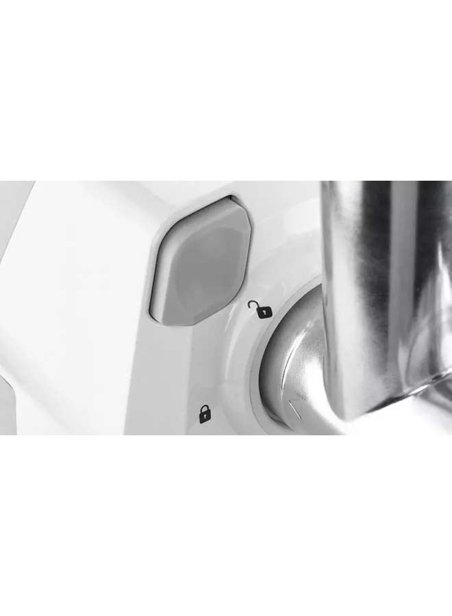 KENWOOD Meat Grinder, Meat Mincer, 3 Stainless Steel Mincer Screens, Kibbeh Maker, Sausage Maker, Biscuit Attachment, Reverse Function 2100 W MGP40.000WH White - Image 4