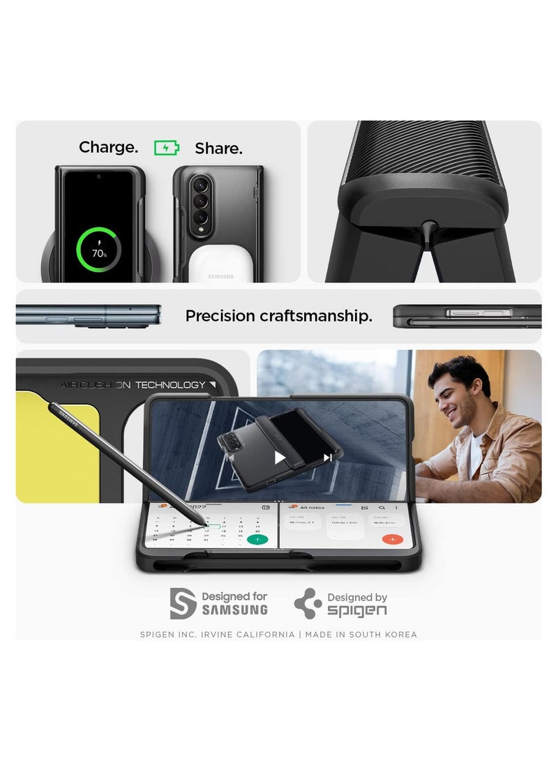 Spigen Spigen Slim Armor Pro Pen Edition Case Compatible with Samsung Galaxy Z Fold 4 5G - Black - Image 2