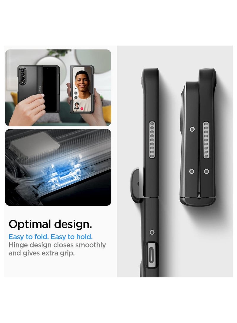 Spigen Spigen Slim Armor Pro Pen Edition Case Compatible with Samsung Galaxy Z Fold 4 5G - Black - Image 3