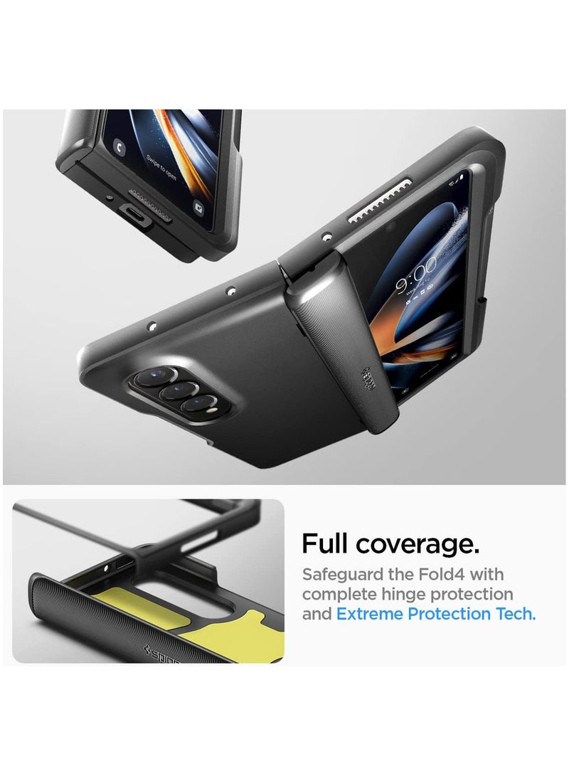 Spigen Spigen Slim Armor Pro Pen Edition Case Compatible with Samsung Galaxy Z Fold 4 5G - Black - Image 4