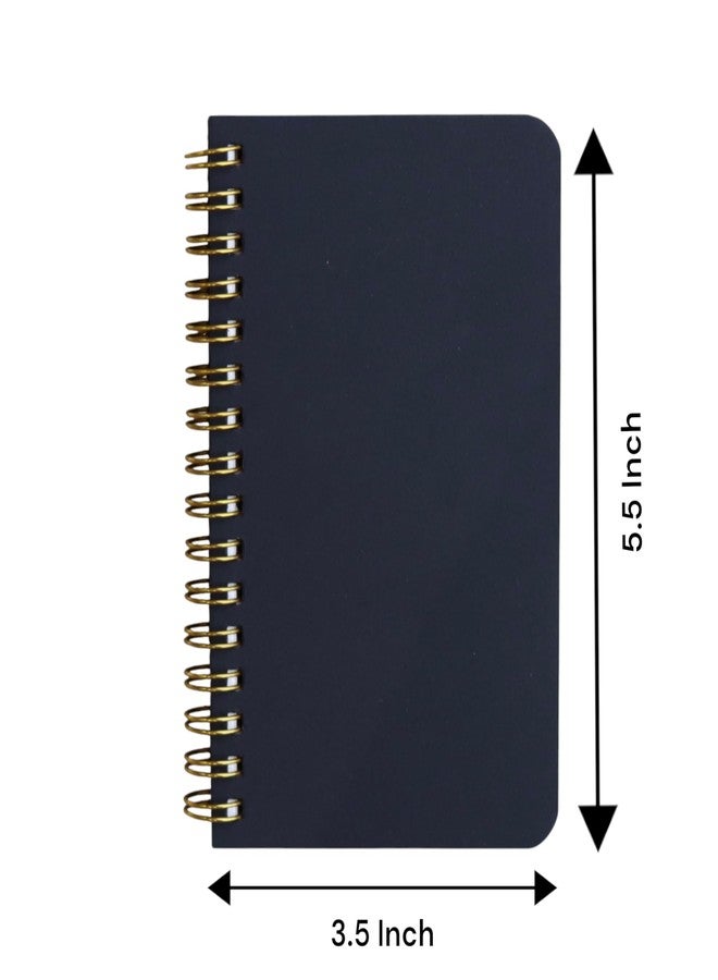INNAXA Pocket Notebook with a Black cover For Writing Personal,Office Use Pocket-size Notebook Blank 120 Pages (Black, Pack of 6) - Image 3