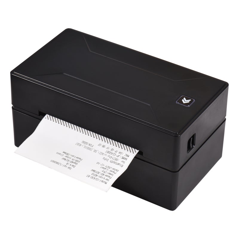Shipping Label Printer 180mm/s Print Speed 203Dpi Resolution Thermal Printer - BT & USB Connectivity Label Printer for Home Office Warehouse E-commerce Platforms - Image 1