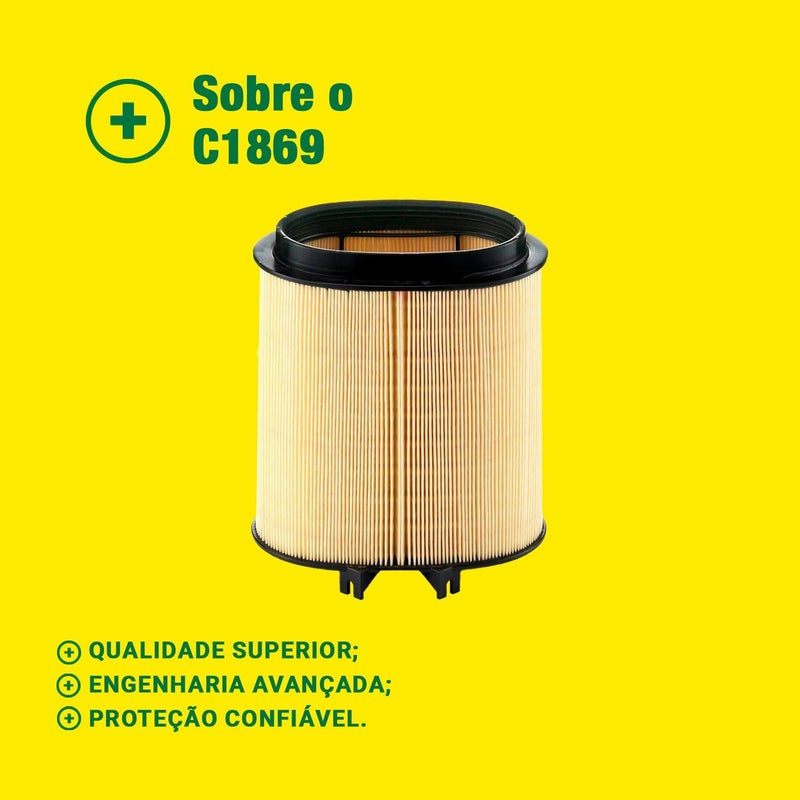 Mann Filter C 1869 Engine Air Filter - Image 3