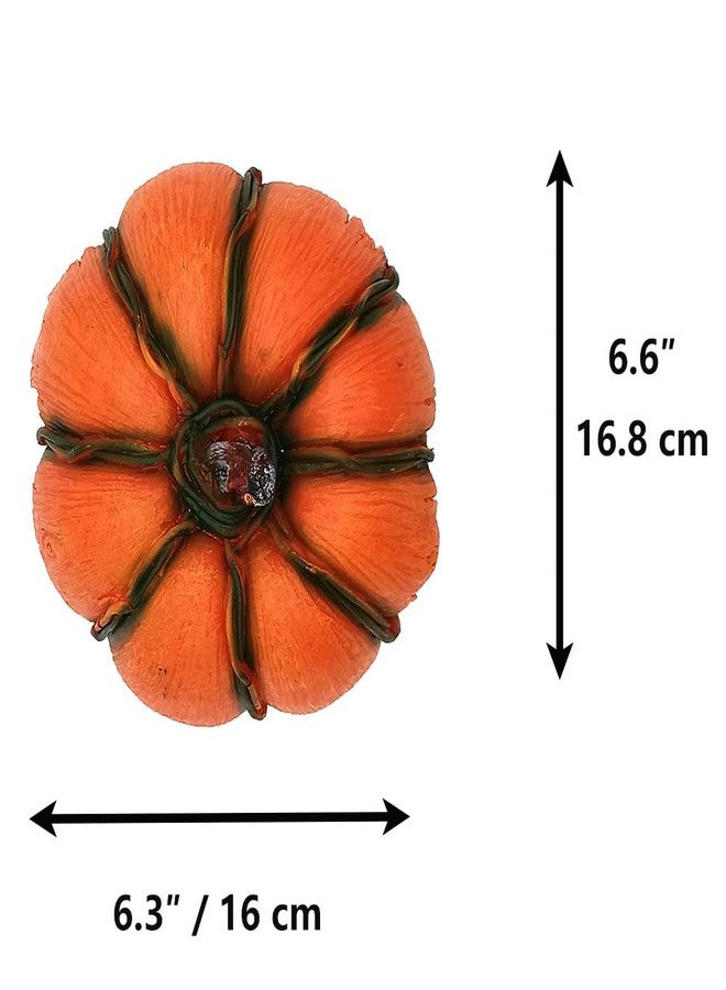 Shelltech Reptile Hideout Resin Aquarium Decoration Pumpkin House for Small Fish,Shrimps,Frogs,Gecko, Spider (Pumpkin - 6.6×6.3×4.5 in) - Image 3