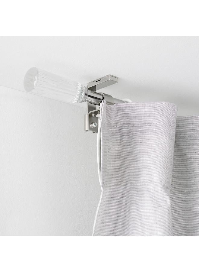 Zaboon Curtain Rod Set, Silver-Colour, 120-210 Cm 19 Mm - Image 4