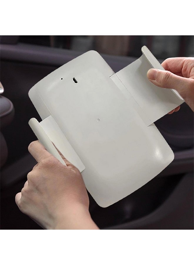 Beauenty Car Mirror Sun Visor - Rechargeable LED Visor Mirror with Three Levels Dimming and Rearview Mirror Lights for Car Makeup - Image 5