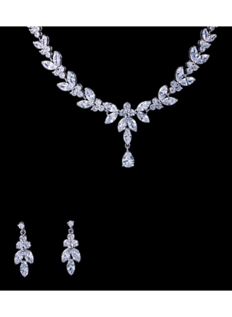 جولاري طقم عقد زركونيا الأنيق - Image 4