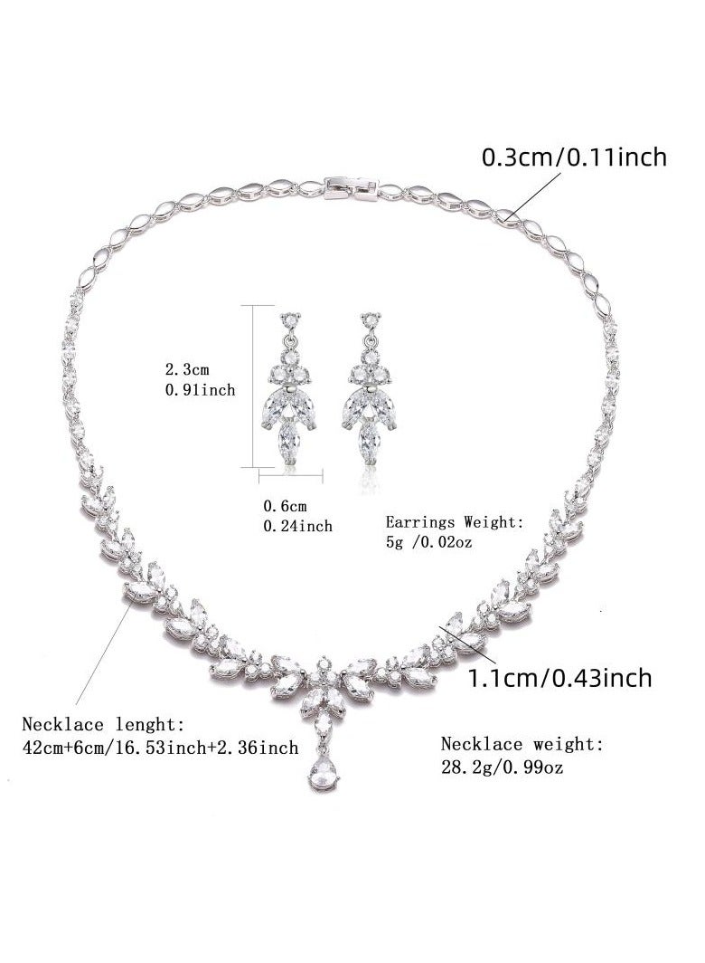 جولاري طقم عقد زركونيا الأنيق - Image 5