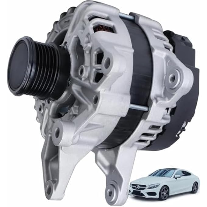 ZZDSNJ A0009067703 Alternator Compatible with 2015-2018 Mercedes-Benz W205 C300, 2016-2019 C253 GLC300,2020 GLC350e,2018-2021 Metris, L4 2.0L Replace# 20571N - Image 1