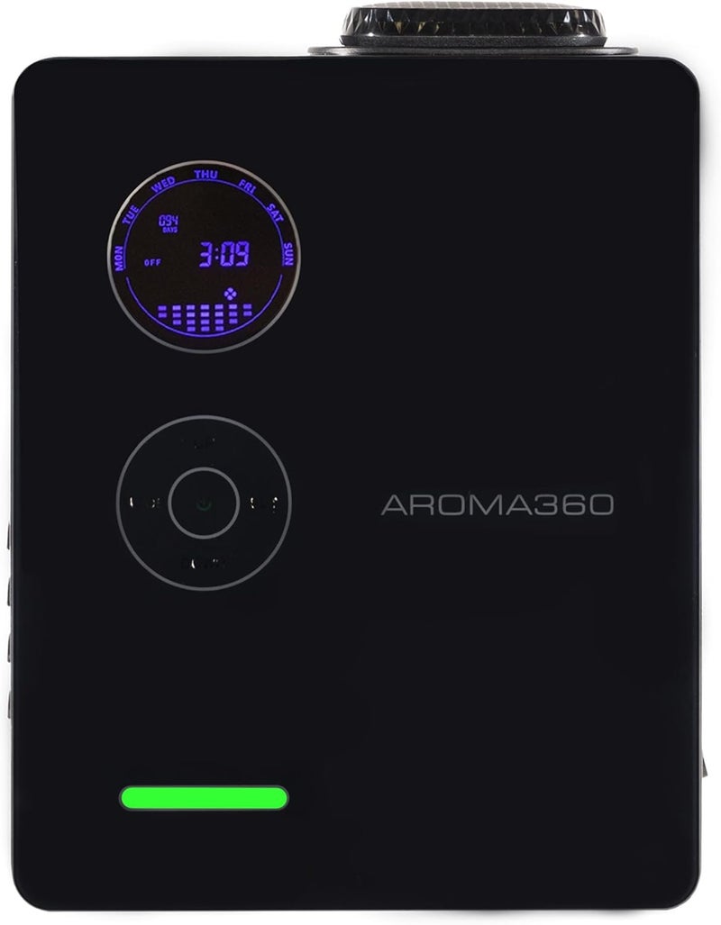 AROMA360 Aroma360 DaVinci360 Scent Diffuser Advanced Atomization Technology, Programmable Timer, Secure Fragrance Lock, Waterless and Heatless, Cold Air Diffusion Built in Fan Safe for Everyone 1,200 sq ft 