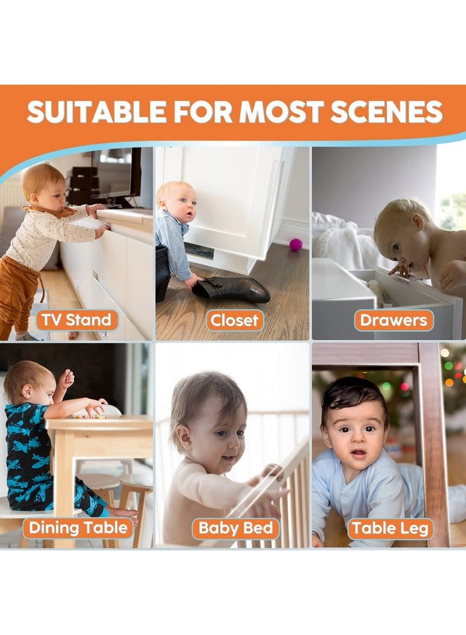 Loiion Baby Proofing, Edge Protector 100% Silicone, Soft Corner Protectors for Kids, Pre-Tape Adhesive Edge Guard for Kids Safety, Child Drawer Furniture Cabinet Bumper (32.8ft 0.6x0.6in(Width)) - Image 4
