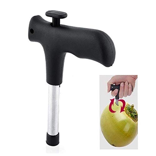 DeoDap Premium Stainless Steel Coconut Driller, Opener Tool (Black) - Image 4