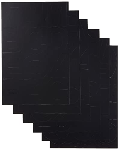 Headline Sign Stick-On Vinyl Letters and Numbers, Black, 3-Inch, Made in USA (31311) - Image 2