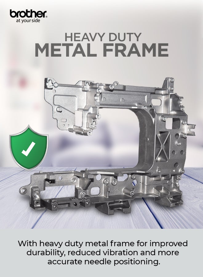 بروذر ماكينة خياطة محوسبة طراز FS60X FS60X أبيض - Image 3