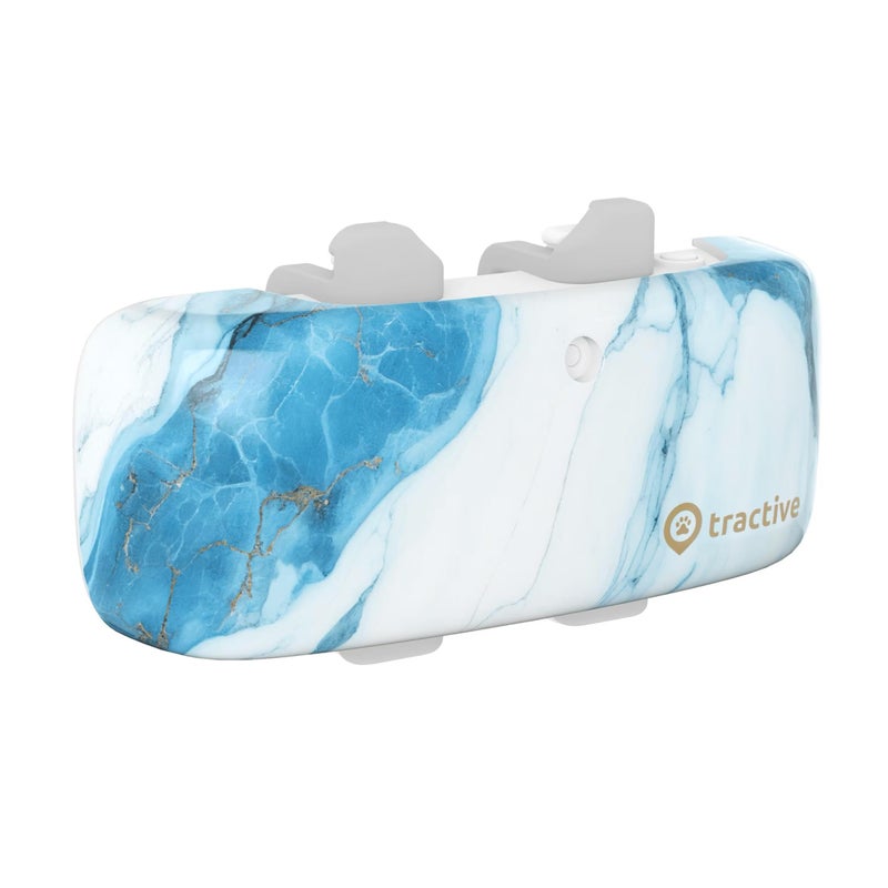 Tractive GPS Dog LTE (4) Hard Cover - Blue Marble - Image 2