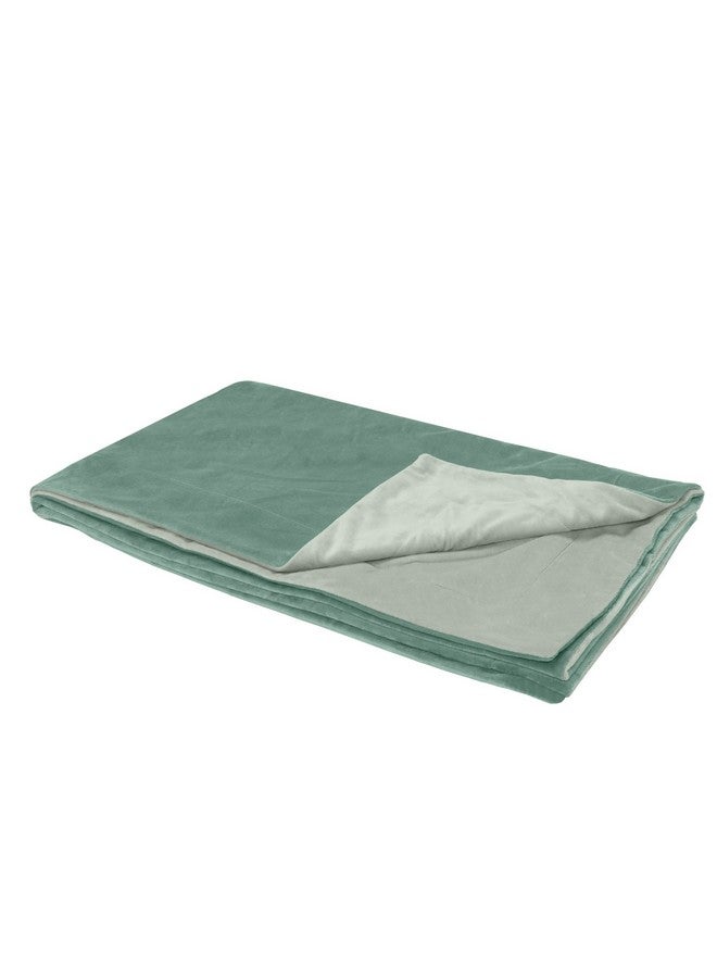 بطانية Furhaven المقاومة للماء للكلاب والقطط المنزلية، قابلة للغسل - بطانية مخملية فاخرة للكلاب بلونين - أخضر سيلادون، مقاس كبير جدًا/كبير جدًا جدًا - Image 4