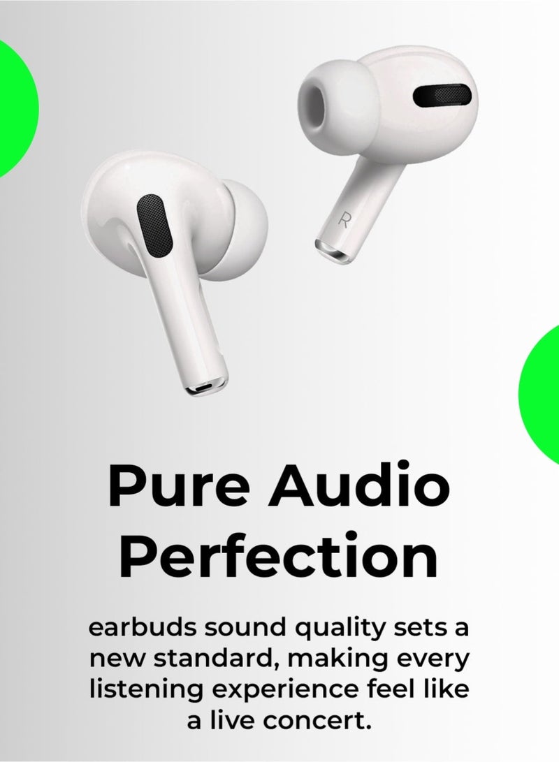 جلاسولوجي GTA 2 White Truly Wireless Earbuds with Pro ANC, Thumping Bass, Multi-Mode Sound, Gaming Mode, MagSafe Wireless Charging & 30 Hours Playtime - Image 3