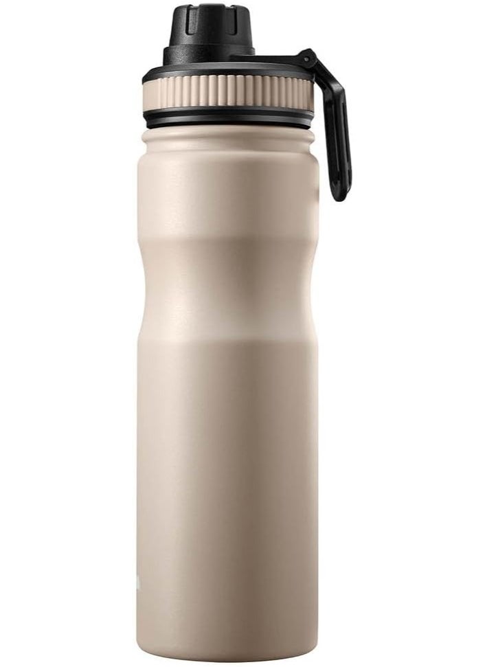 TANK Tank Stainless Steel Water Bottle 650mL, Up to 12Hrs Cold, Off White  - Image 2