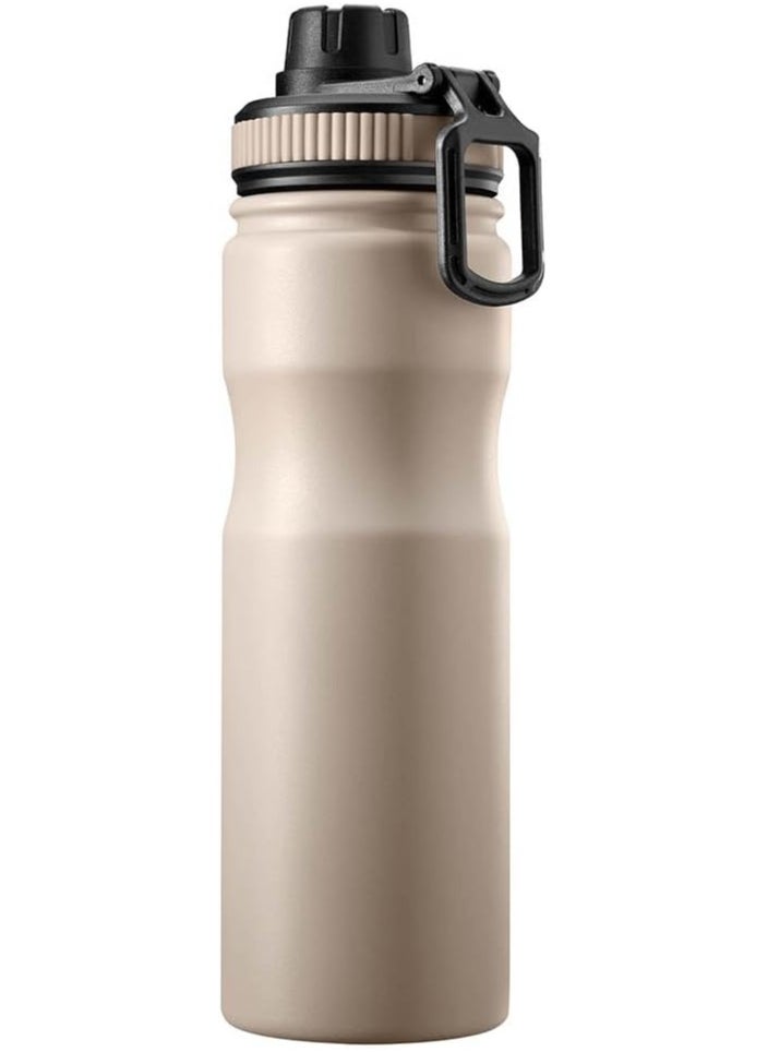 TANK Tank Stainless Steel Water Bottle 650mL, Up to 12Hrs Cold, Off White  - Image 3