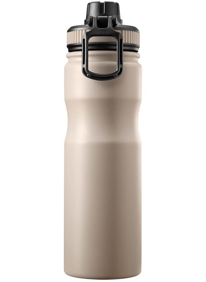 TANK Tank Stainless Steel Water Bottle 650mL, Up to 12Hrs Cold, Off White  - Image 4