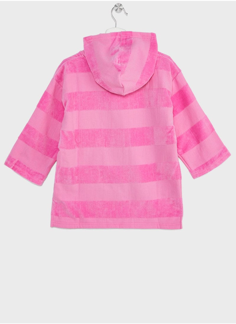 Stripes Kids Zip Thru Hooded Towel - pzsku/Z16687958DCAC259E280DZ/45/_/1698973740/f498a065-17c8-46af-be48-93bfc6078f87