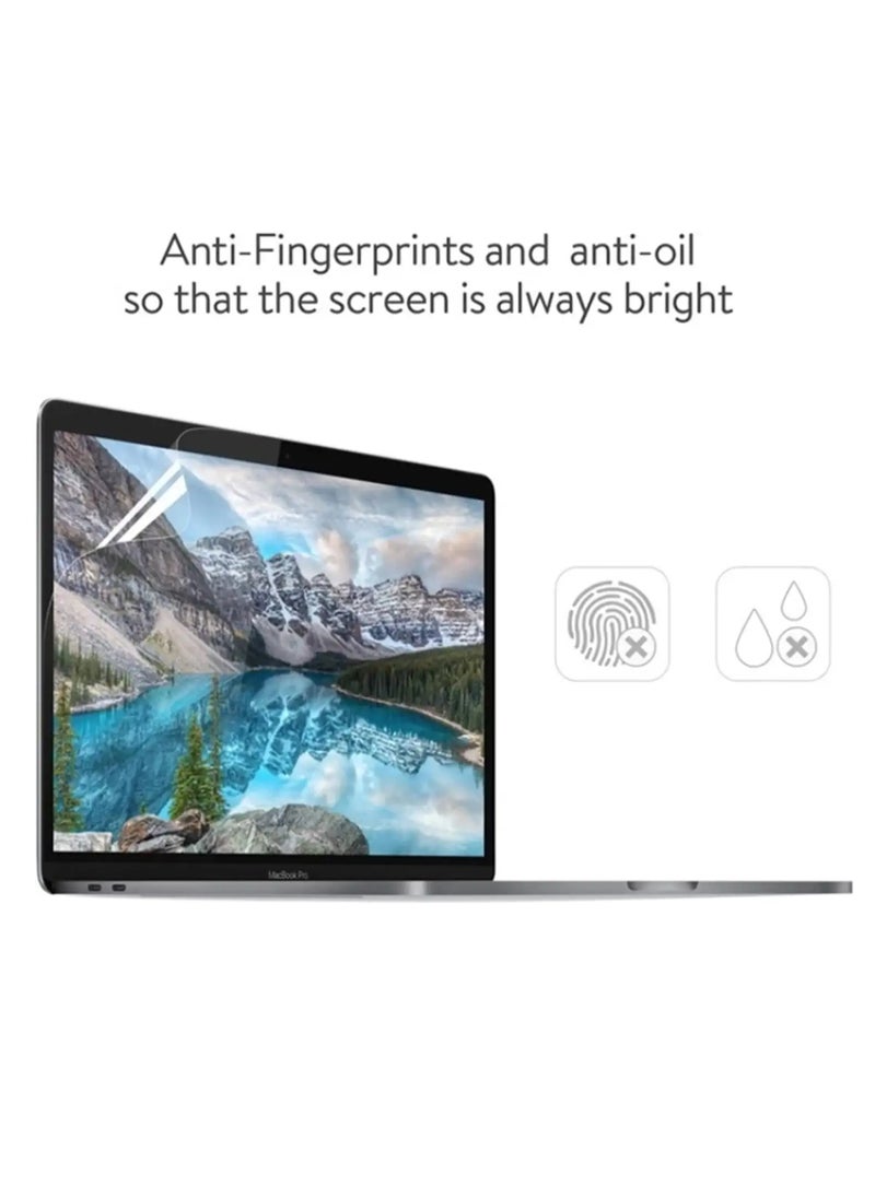 Generic - 3 in 1 Hard Case Compatible with MacBook Air 15 inch 2025 M4 Chip A3241/2024 M3 Chip A3114 /2023 M2 Chip A2941 with Touch ID Retina Display, Glitter Laptop Plastic Hard Shell Case + Keyboard Cover + Screen ,Blac - Image 1