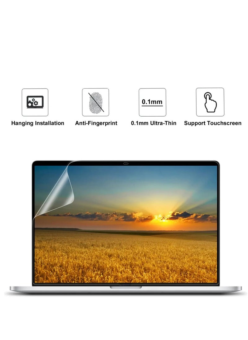 Generic - 3 in 1 Hard Case Compatible with MacBook Air 15 inch 2025 M4 Chip A3241/2024 M3 Chip A3114 /2023 M2 Chip A2941 with Touch ID Retina Display, Glitter Laptop Plastic Hard Shell Case + Keyboard Cover + Screen ,Blac - Image 1