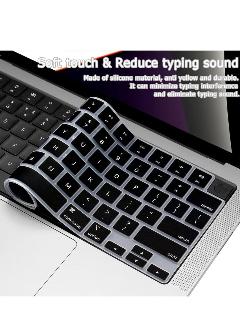 Generic - 3 in 1 Hard Case Compatible with MacBook Air 15 inch 2025 M4 Chip A3241/2024 M3 Chip A3114 /2023 M2 Chip A2941 with Touch ID Retina Display, Glitter Laptop Plastic Hard Shell Case + Keyboard Cover + Screen ,Blac - Image 1