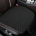 DUSCOKE Car Seat Cover Comfortable AntiSlip Linen Auto Front Seat Protector Breathable Seat Bottom Cushion Pad with Storage Pocket Universal Vehicle Interior Accessory for SUV Truck Black - Image 2
