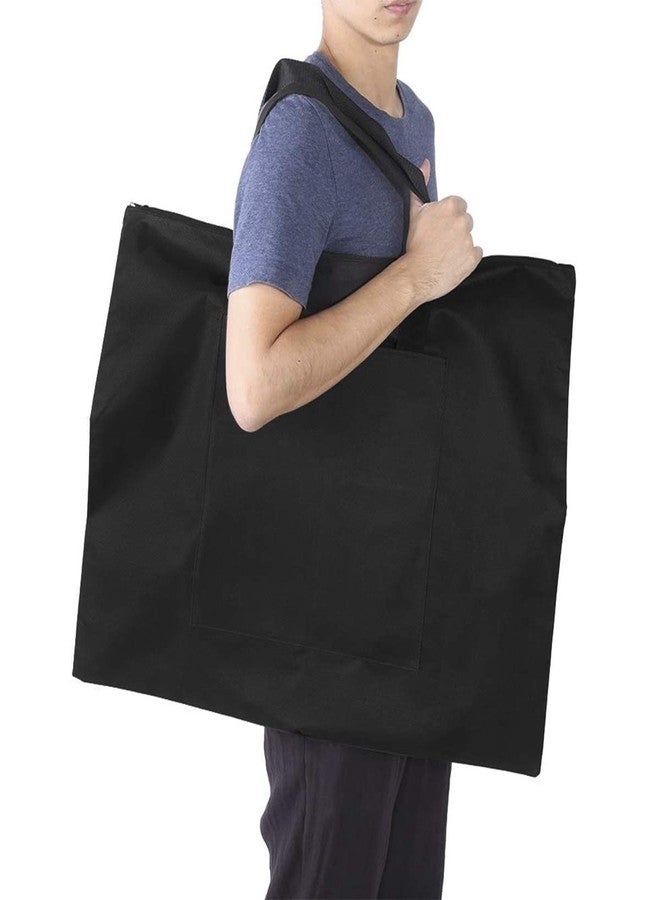 RUIXIB A2 Waterproof Canvas Drawing Painting Board Bag Black Drawing Sketching Painting Art Carry Case Storage File Bag Sketchpad Portfolio Tote Handbag - Image 1