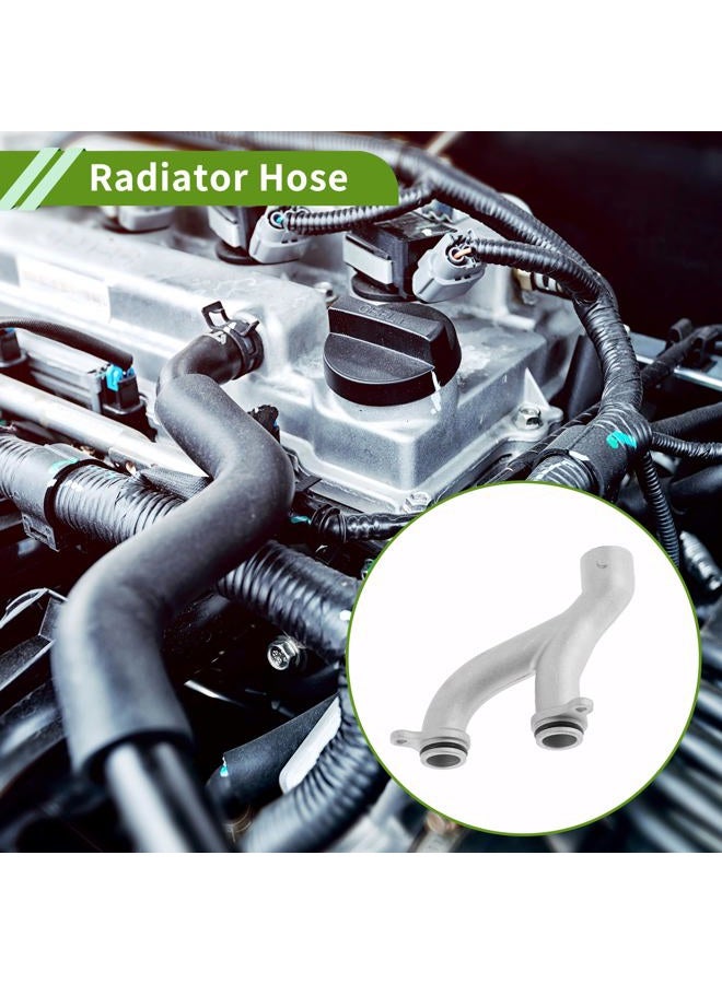 HOPESPANNER No.LR010733 Radiator Hose for Land Rover Range Rover Sport 2010-2019 Good Sealing Silver Tone Engine Coolant Outlet Pipe Metal 1 Pc - Image 2