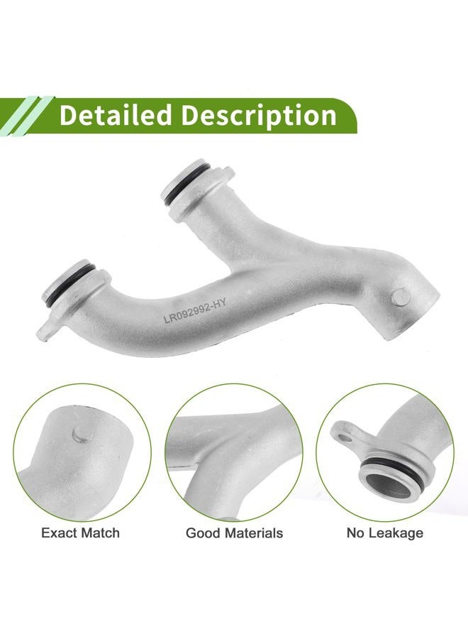 HOPESPANNER No.LR010733 Radiator Hose for Land Rover Range Rover Sport 2010-2019 Good Sealing Silver Tone Engine Coolant Outlet Pipe Metal 1 Pc - Image 4