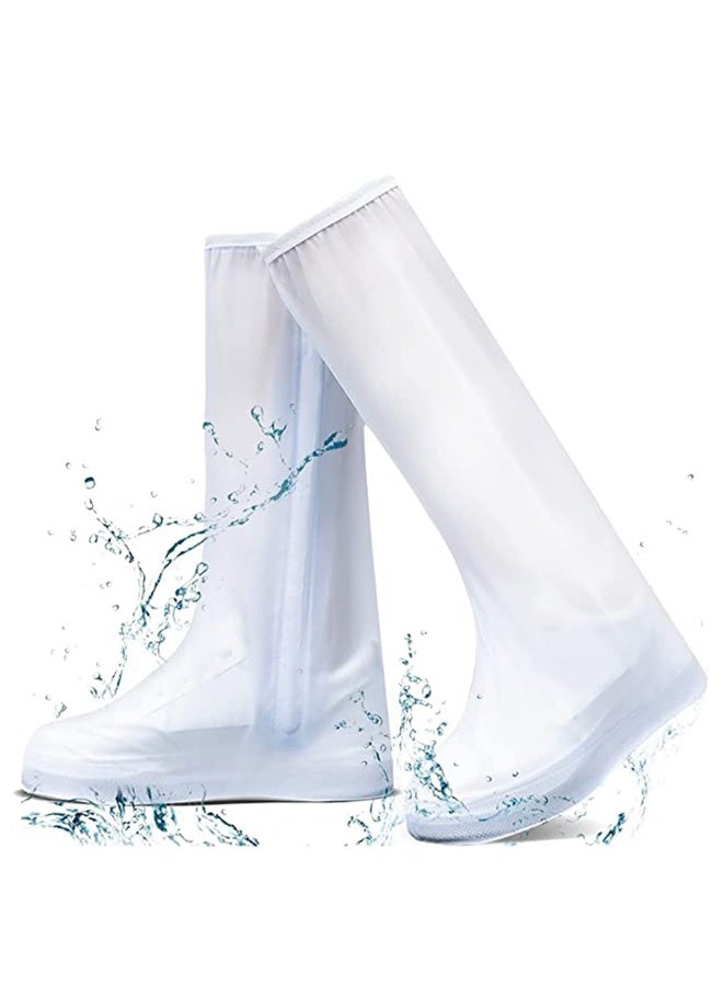 Shoe Covers Overshoes Waterproof Rain Boots  Bike Shoes Feet Gaiters with Non-slip Sole - Image 1