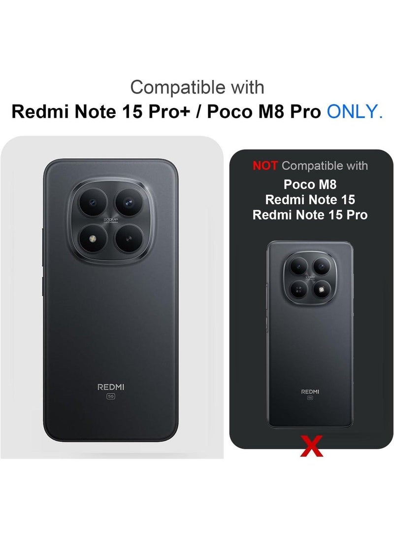 Phone Mount and Desk Stand Case for Xiaomi Redmi Note 15 Pro Plus 5G – Rotating Metal Ring Grip with Matte Shockproof TPU Bumper Ideal for Gifts and Holiday Use - Image 2