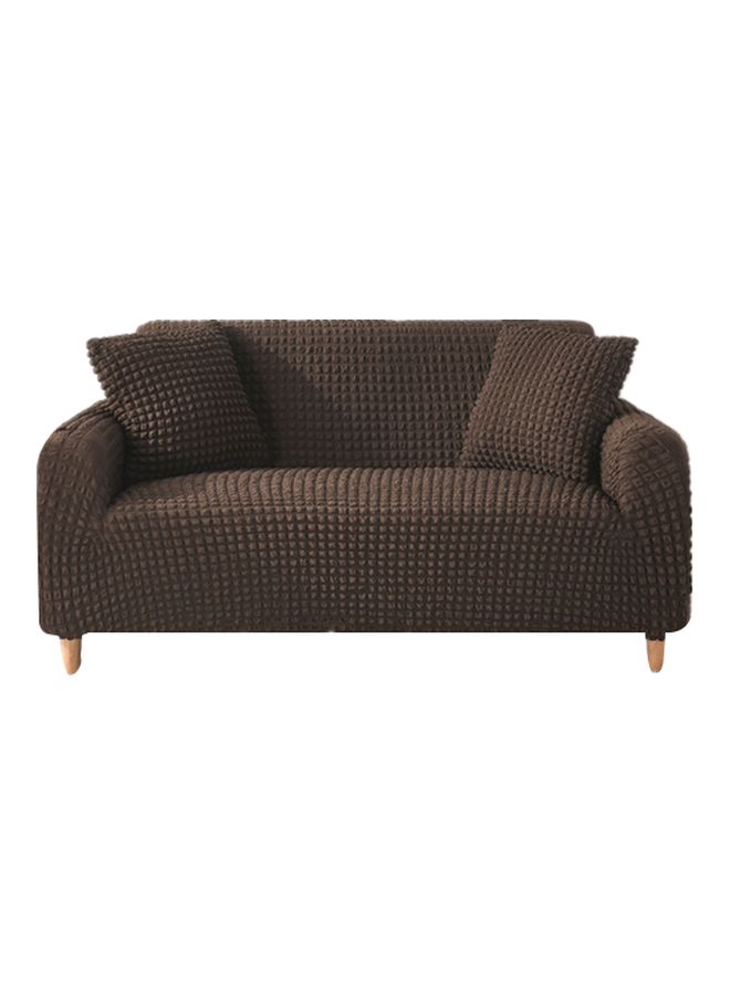 Three Seater Sofa Cover Brown - Image 1