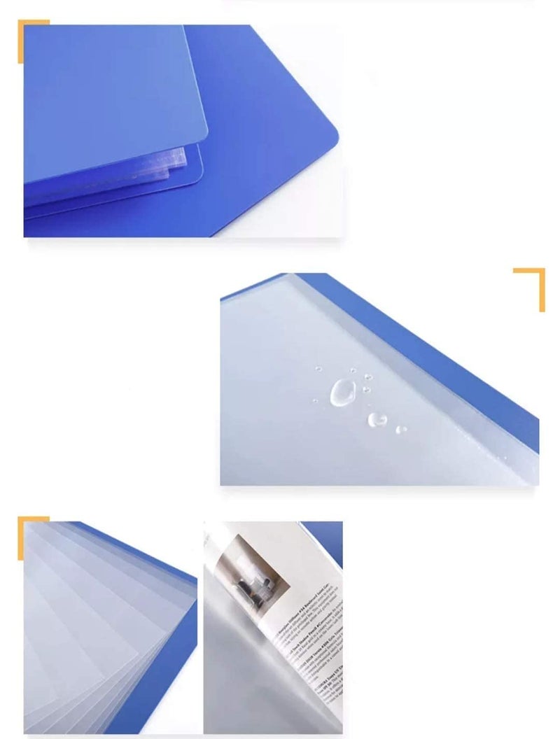 Peeplvalue Pack of 10-A4 Size 40 Leaf Display File and Folder for Certificates Transparent Sleeves Pocket, Display - Image 4