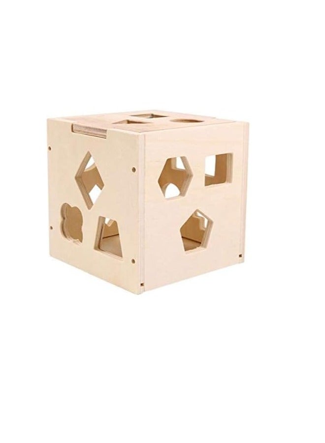 Educational Wooden Toys for Kids Matching Shapes - Multicolor - Image 1