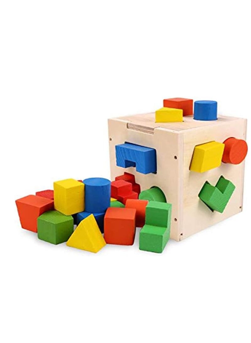 Educational Wooden Toys for Kids Matching Shapes - Multicolor - Image 4