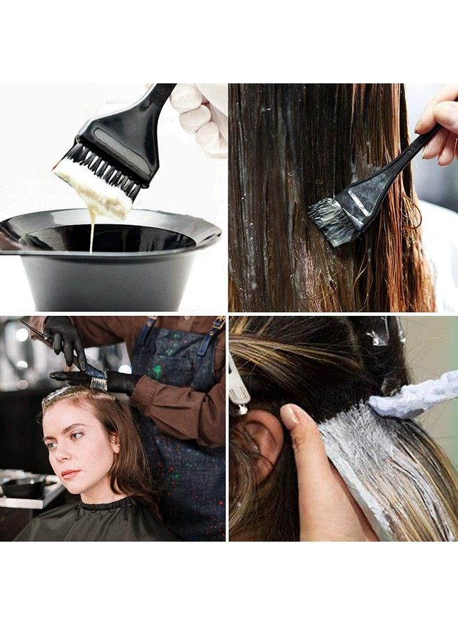 Topfinder Black Classic Hair Dye Brushes Brush Applicator Coloring Brush Color Brushes For Hair Salon Highlight Brush Pack Of 6Pc - Image 5
