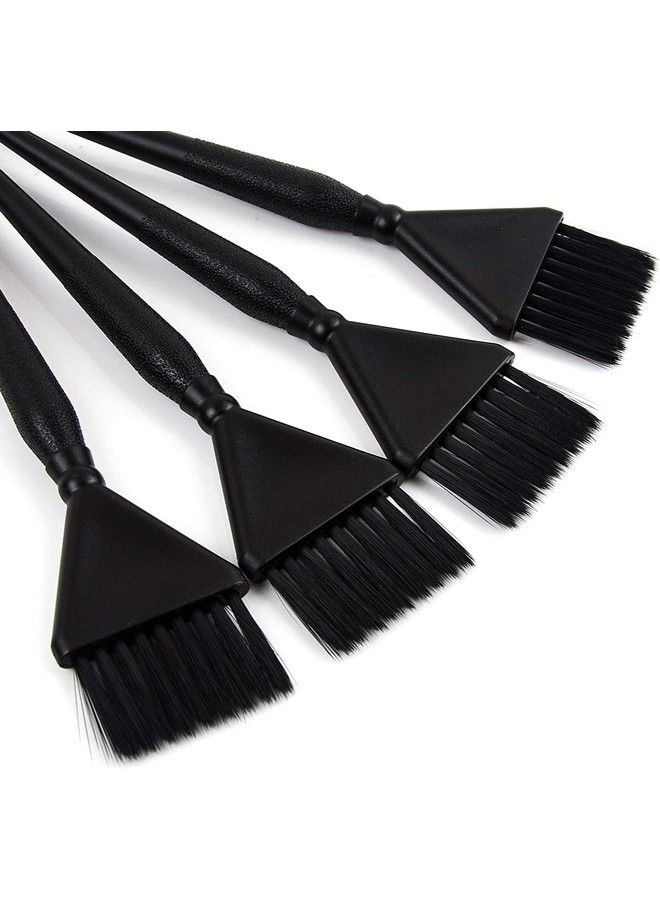 Topfinder Black Classic Hair Dye Brushes Brush Applicator Coloring Brush Color Brushes For Hair Salon Highlight Brush Pack Of 6Pc - Image 1