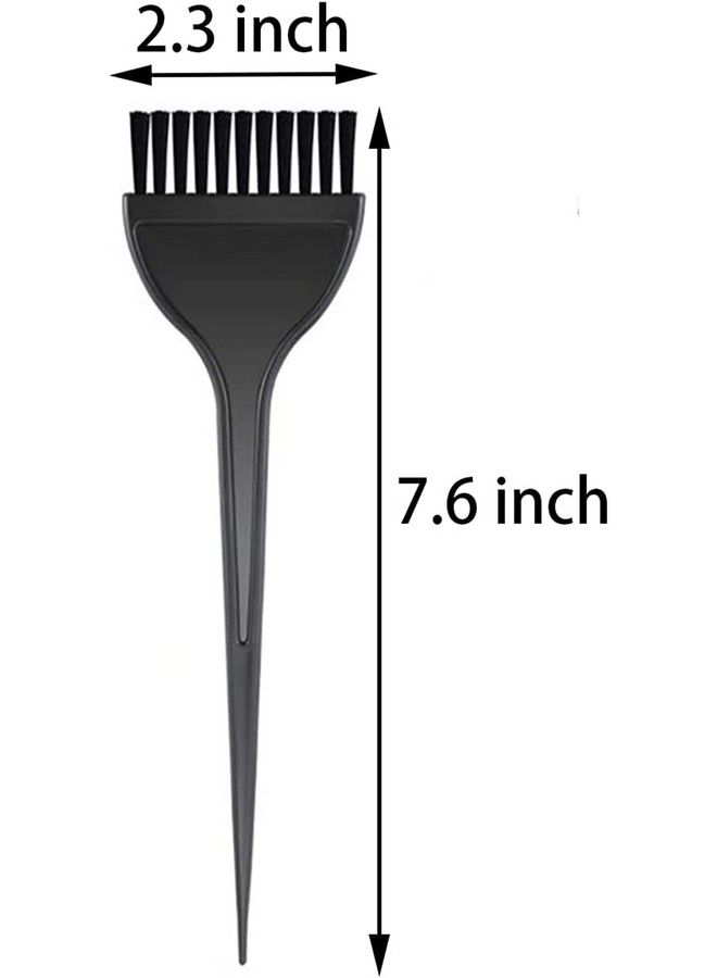 Topfinder Black Classic Hair Dye Brushes Brush Applicator Coloring Brush Color Brushes For Hair Salon Highlight Brush Pack Of 6Pc - Image 3