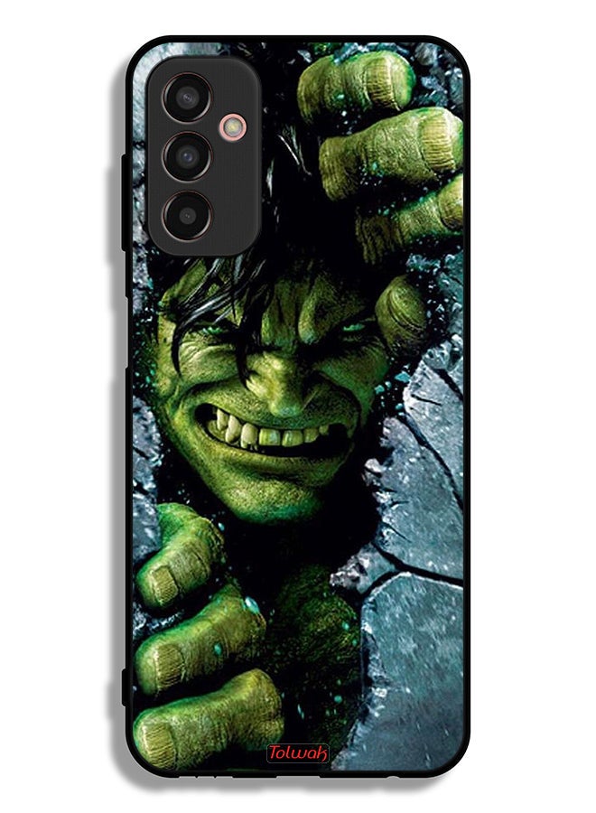 Tolwak Samsung Galaxy M13 Protective Case Cover Incredible Hulk - Image 2