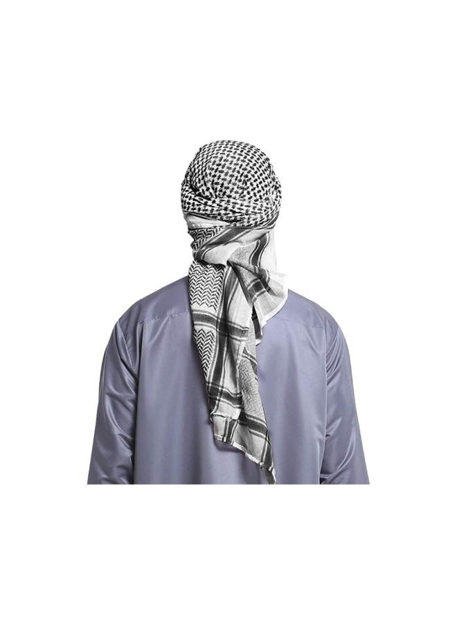 دريمزون شماغ رجالي عربي، حجاب رأس، غطاء رأس إسلامي، دبي، غطاء رأس كاجوال، وشاح، لفافة رقبة، غطاء رأس، عمامة - Image 3