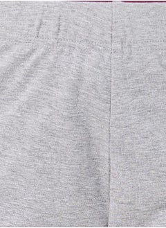 Styli Solid Capri Leggings with Elastic Waistband  - Image 3