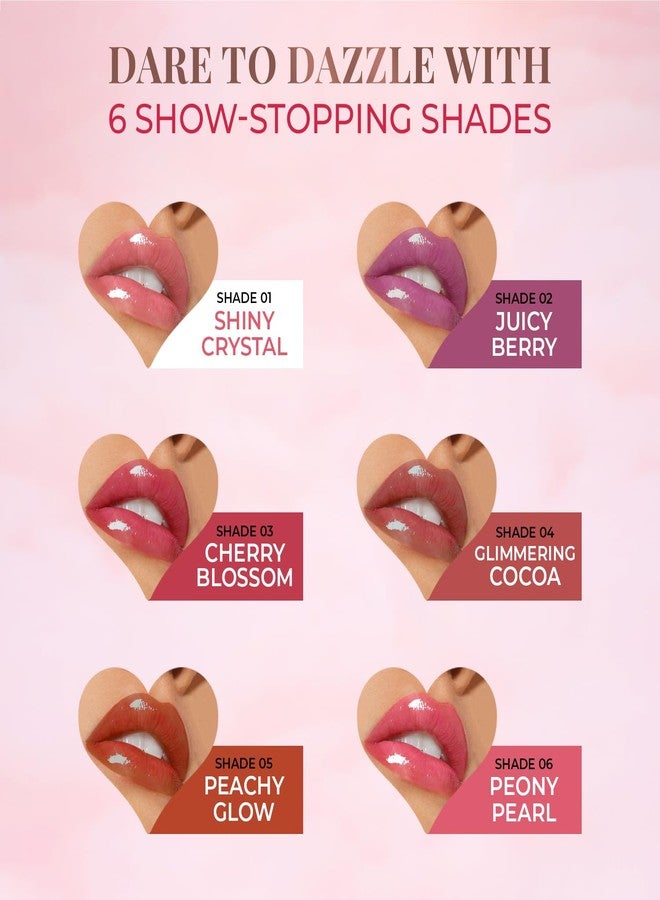 جاست هيربز ملمع شفاه جست هيربس الغني بالسيروم للنساء، خفيف الوزن، غير لزج، لامع للغاية، مرطب ومنعم للشفاه، 3 مل - Image 2